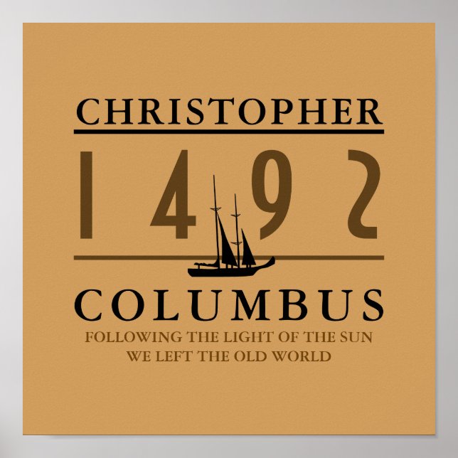 Columbus 1492 poster (Front)