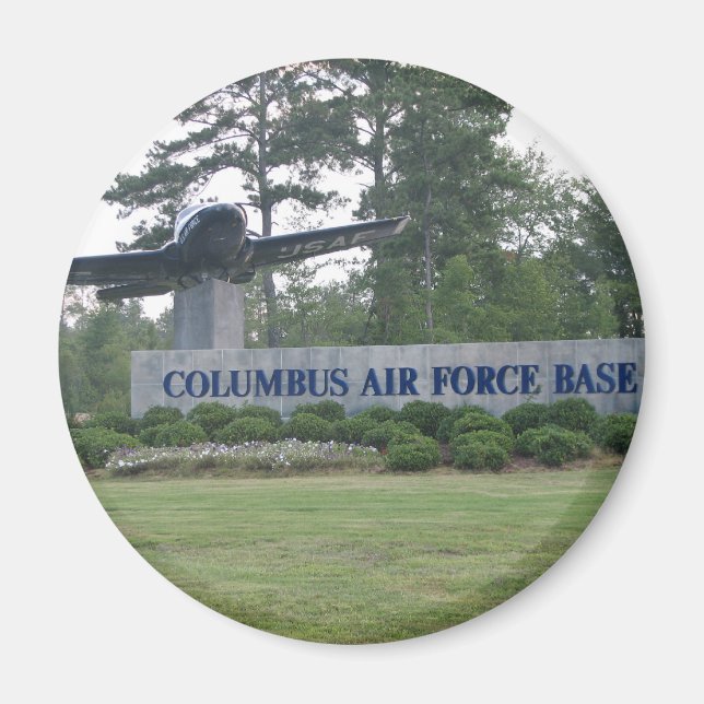 Columbus Air Force Base Magnet (Front)