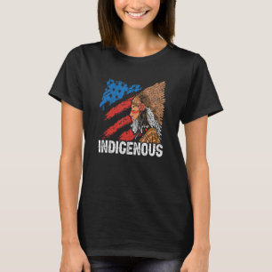Columbus American Regalia Indigenous American Flag T-Shirt