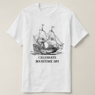 Columbus Caravel Ship T-Shirt
