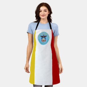 Columbus City flag Apron