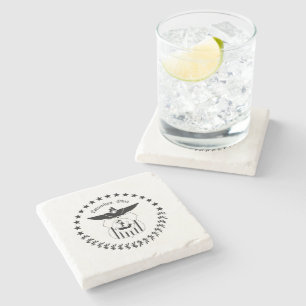 Columbus city seal stone coaster