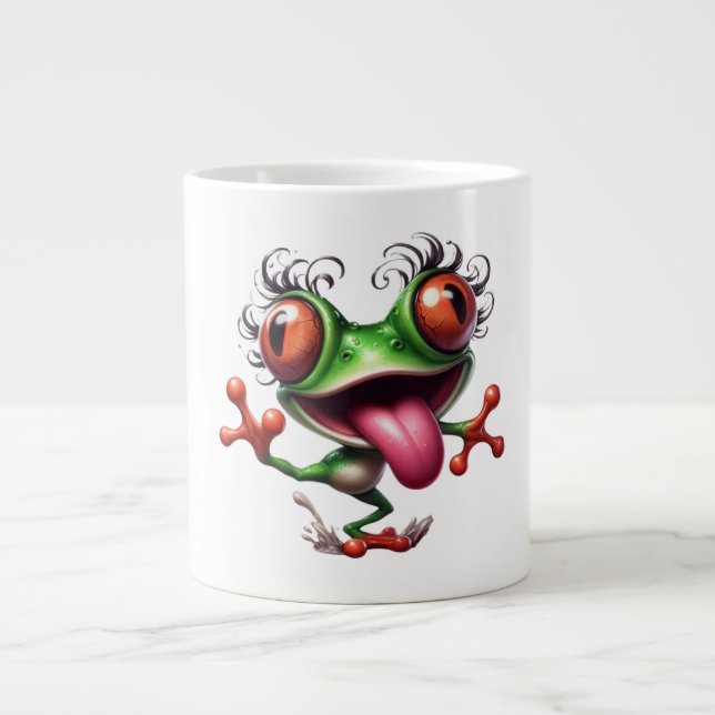 Columbus Day Crazy Frog Mug (Front)