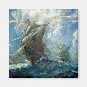 Columbus Day Magnet