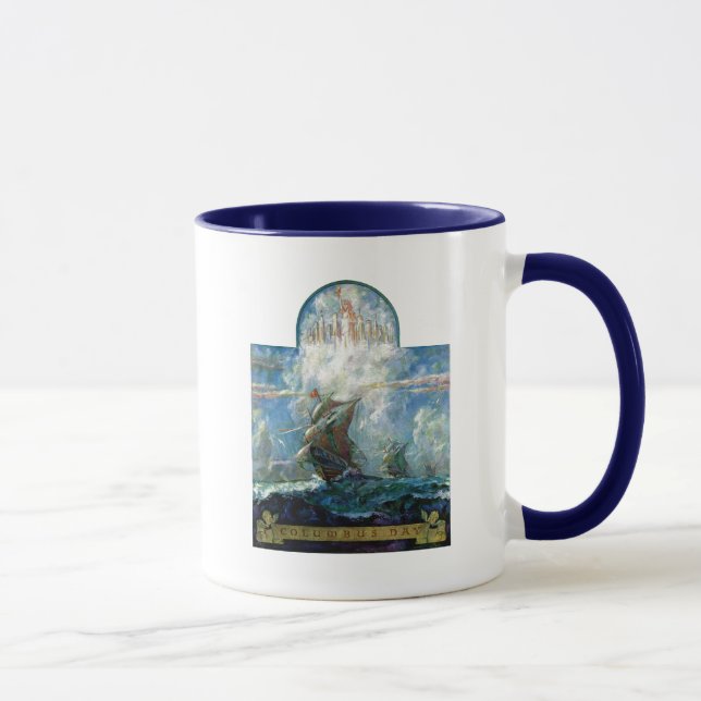 Columbus Day Mug (Right)