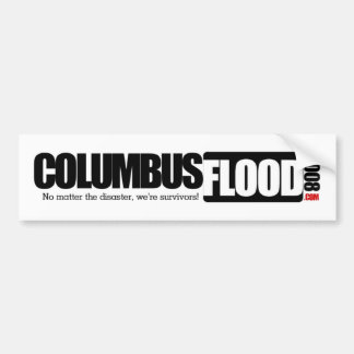 Columbus Flood Bumper Sticker