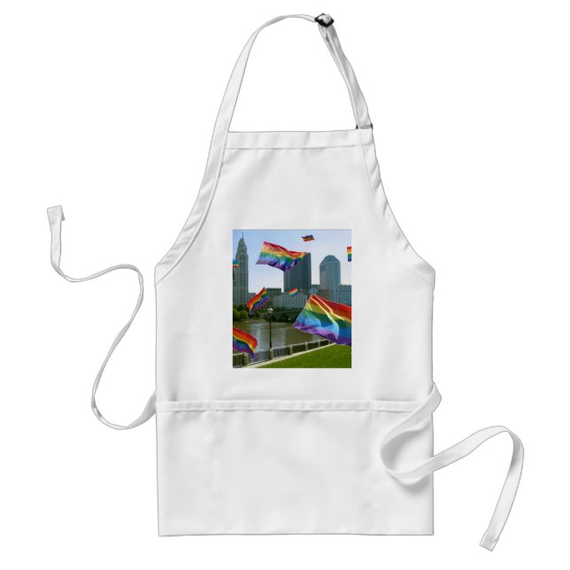Columbus Flying Pride Standard Apron (Front)