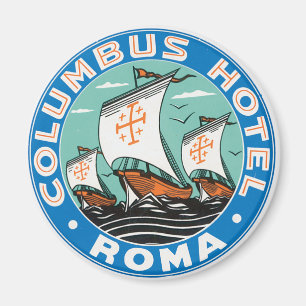 Columbus Hotel , Roma Magnet