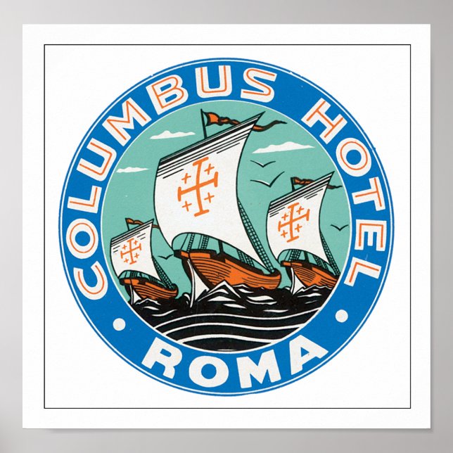 Columbus Hotel Roma Poster (Front)