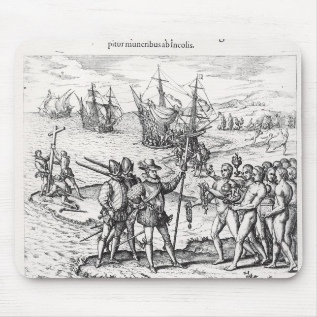 Columbus in What Was First Called India Mouse Pad (Front)