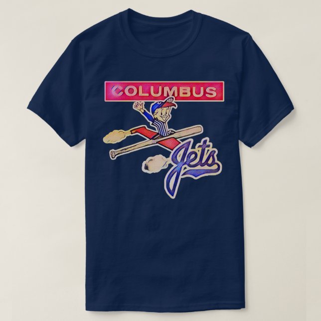 Columbus Jets Baseball T-Shirt (Design Front)