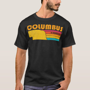 Columbus Nebraska Vintage Distressed Souvenir T-Shirt