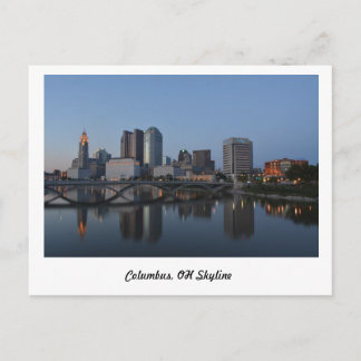Columbus, Oh Skyline Postcard
