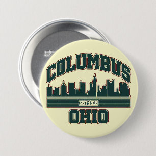 Columbus.Ohio 7.5 Cm Round Badge