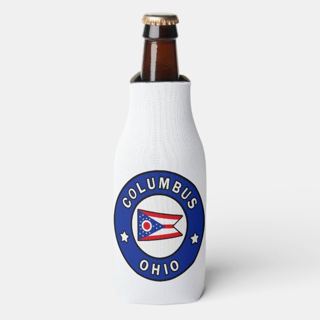 Columbus Ohio Bottle Cooler (Bottle Front)
