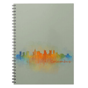 Columbus Ohio, City Skyline, v3 Notebook