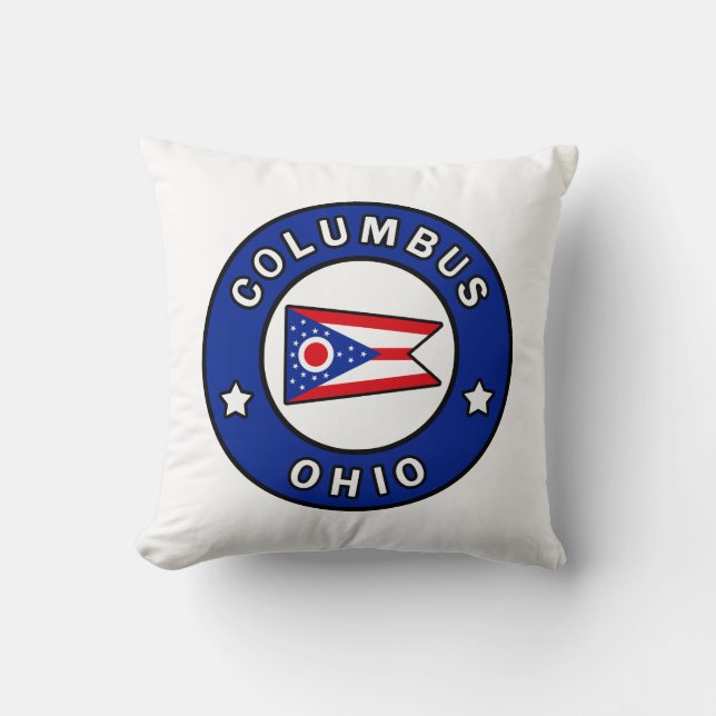 Columbus Ohio Cushion (Front)