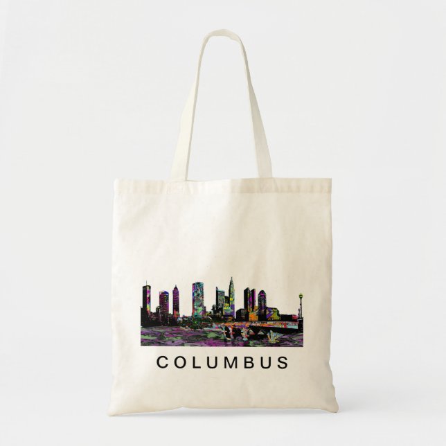 Columbus, Ohio in graffiti Tote Bag (Front)