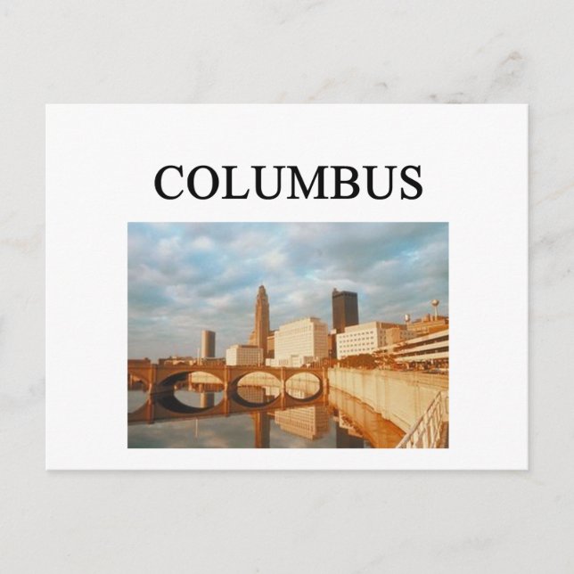 COLUMBUS ohio Postcard (Front)