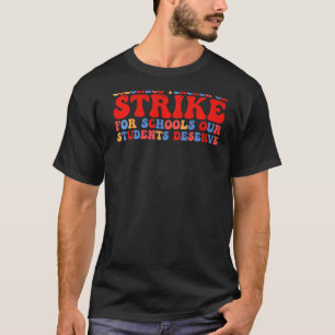 Columbus Ohio School Teacher Strike Teachers Retro T-Shirt