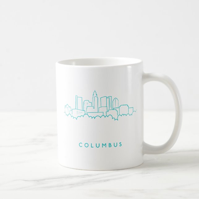 Columbus, Ohio Skyline Coffee Mug (Right)