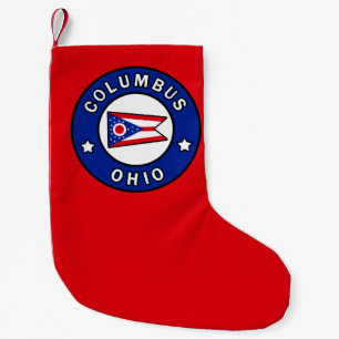 Columbus Ohio Small Christmas Stocking
