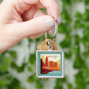 Columbus Ohio   The Arch City Key Ring