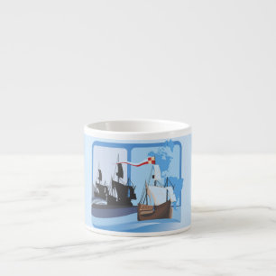 Columbus Sailing the Ocean Blue - Espresso Cup