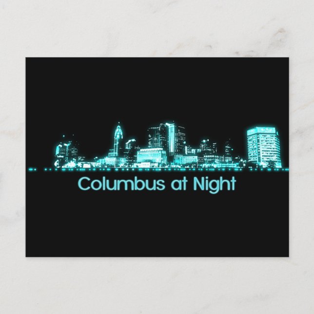Columbus Skyline Postcard (Front)