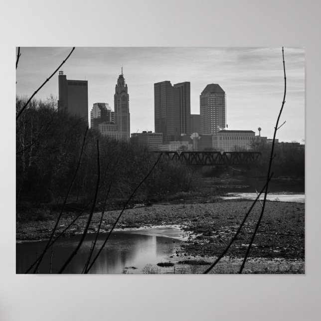 Columbus Skyline Poster (Front)