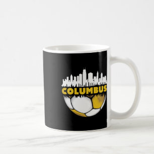 Columbus Soccer City Skyline - Gifts For Soccer Lo Coffee Mug