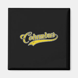 Columbus Soccer Fan Vintage  Magnet