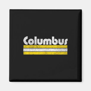 Columbus Soccer Vintage City Magnet