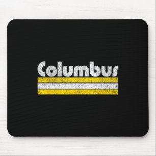 Columbus Soccer Vintage City Mouse Pad