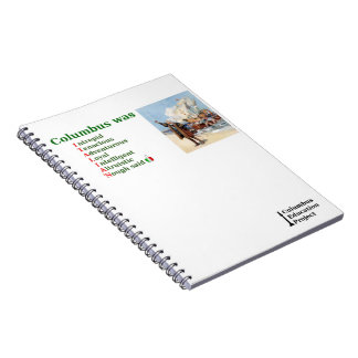 Columbus was ITALIAN Notebook