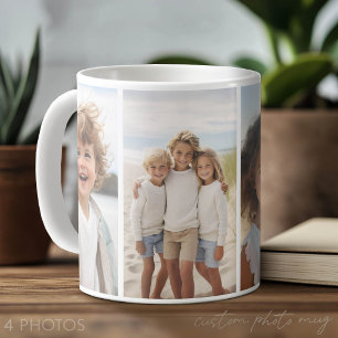 Column 5 Photo Collage - Thin Vertical Modern Grid Coffee Mug