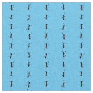 column of ants pinstripe fabric