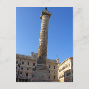 Column Of Marcus Aurelius In Rome Postcard
