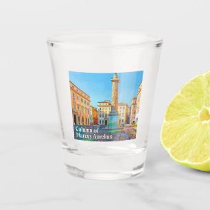Column of Marcus Aurelius Italy Shot Glass