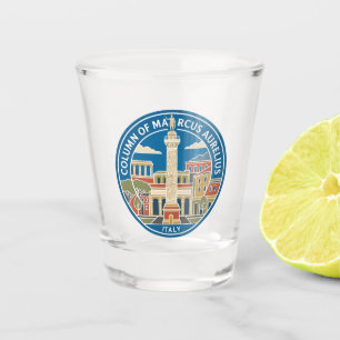 Column of Marcus Aurelius Italy Shot Glass