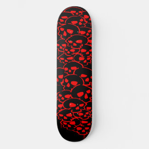 Column Of Skulls Graffiti Skateboard