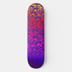 Column Of Skulls Graffiti Skateboard
