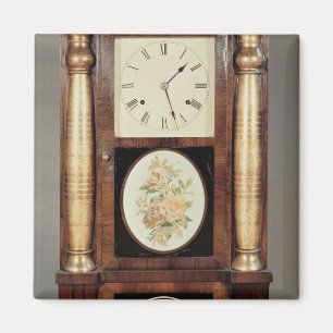 Columned clock, c.1855 magnet