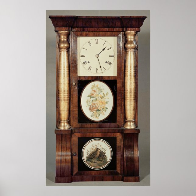 Columned clock, c.1855 poster (Front)