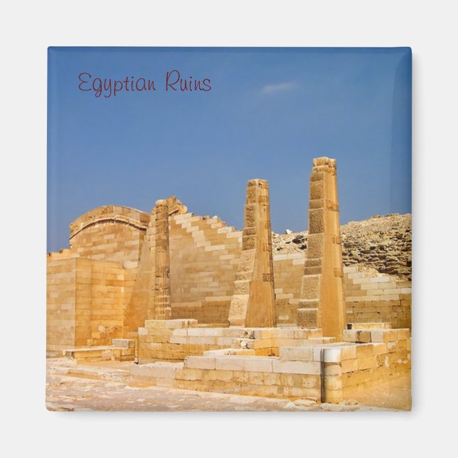 Columns of ancient temple in Egypt Magnet (Front)