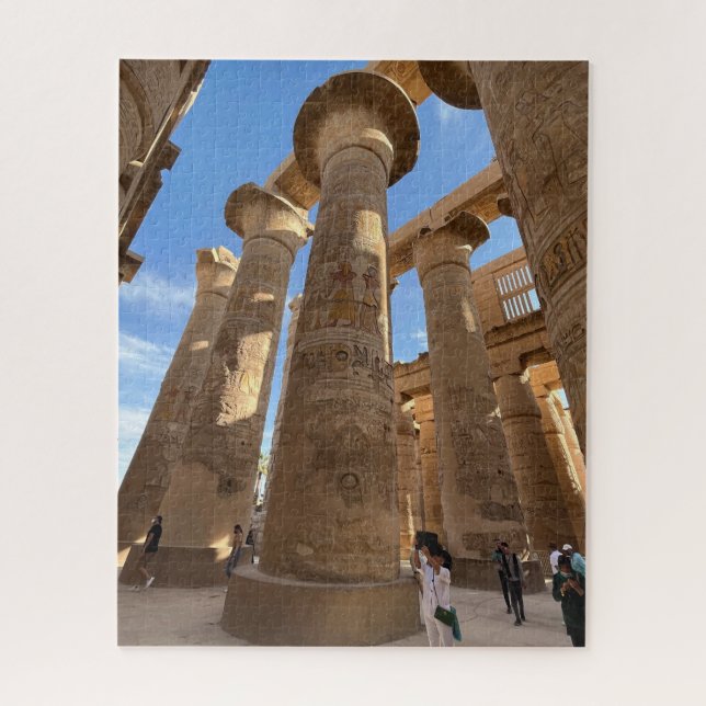 Columns of Karnak Temple Luxor Egypt Jigsaw Puzzle (Vertical)