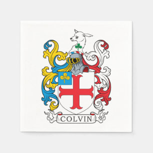 Colvin Family Crest Napkin