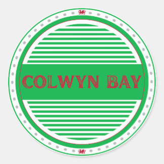 Colwyn Bay City Pride Emblem – Welsh Identity Classic Round Sticker