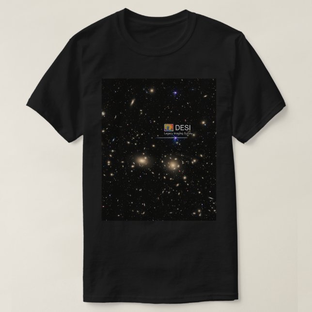 Coma Cluster from the Legacy Imaging Survey Graphi T-Shirt (Design Front)