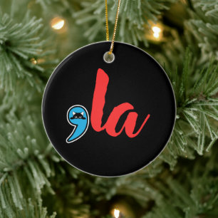 Coma La 2024 Cat Lady Ceramic Ornament